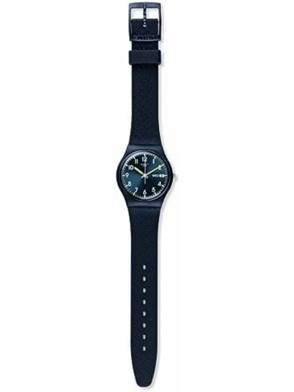 Stylish Unisex Waterproof Blue Quartz Watch - Casual Plastic Design